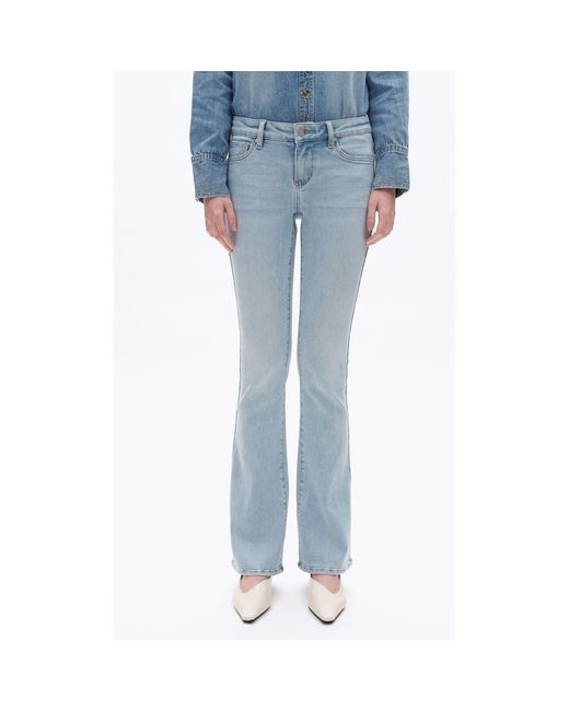 Bayeas Blue Low Rise Bootcut Jeans