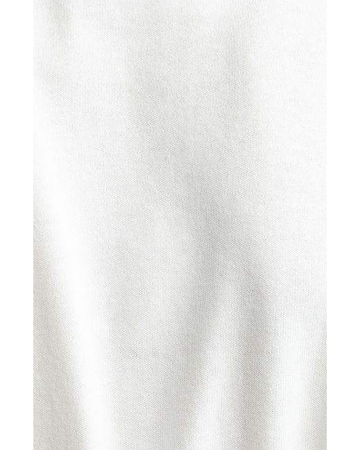 Acne White Eyo Long Sleeve Corset Waist Dress