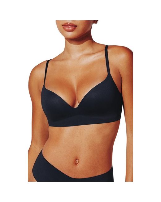 Thirdlove Blue Zero Edge Wireless Push-Up Bra