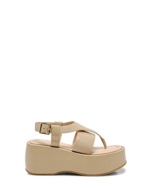 Free People Natural Holt Ankle Strap Platform Sandal