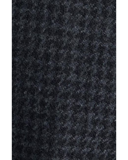 Chloé Black Houndstooth Wool Hunting Jacket