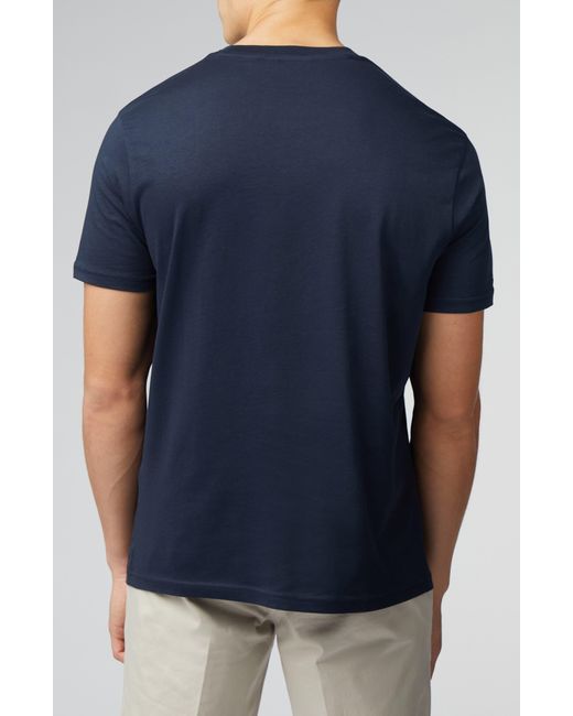 Ben Sherman Blue Signature Pocket T-shirt for men