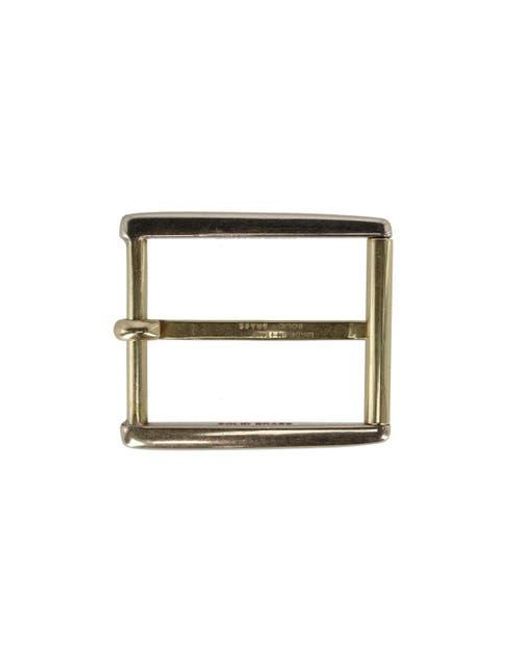 Trafalgar Metallic 35Mm Rectangular Classic Solid Brass Roller Harness Belt Buckle for men