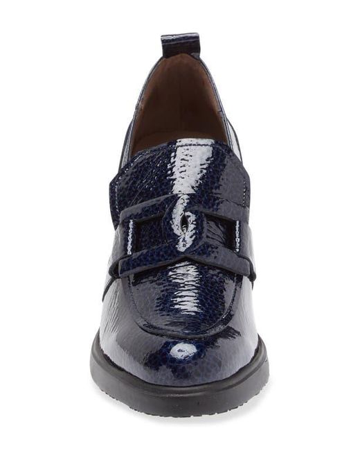 Wonders Blue Loafer Pump