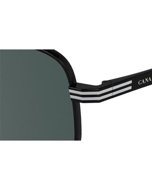 Canada Goose Green 58Mm Gradient Modified Rectangular Shield Sunglasses