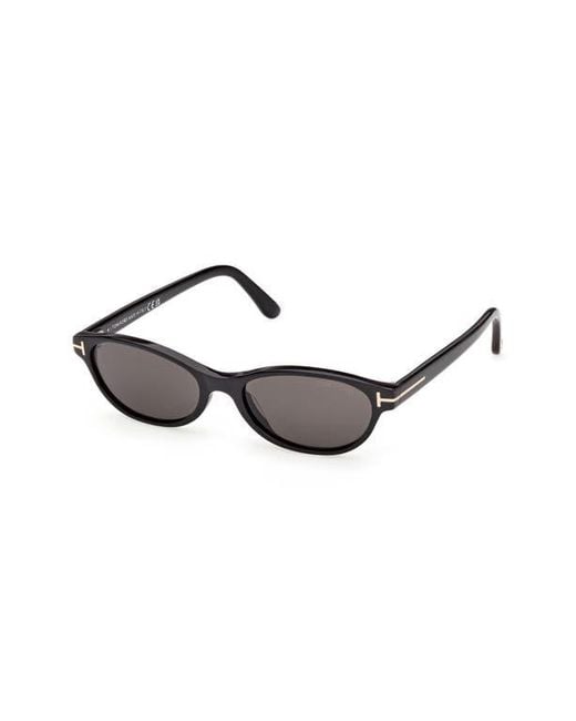 Tom Ford Multicolor Chloe 52Mm Oval Sunglasses