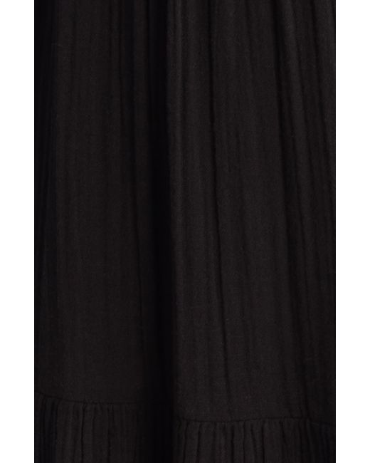 Rip Curl Black Premium Surf Strapless Cutout Maxi Dress