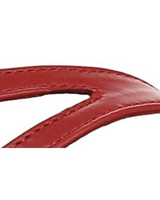 Vince Red Marcela Ankle Strap Sandal