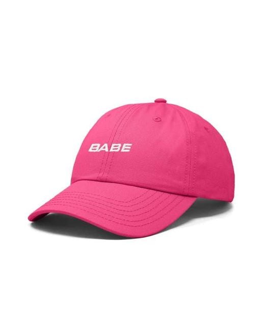 Alix Pink Babe Embroidered Cap