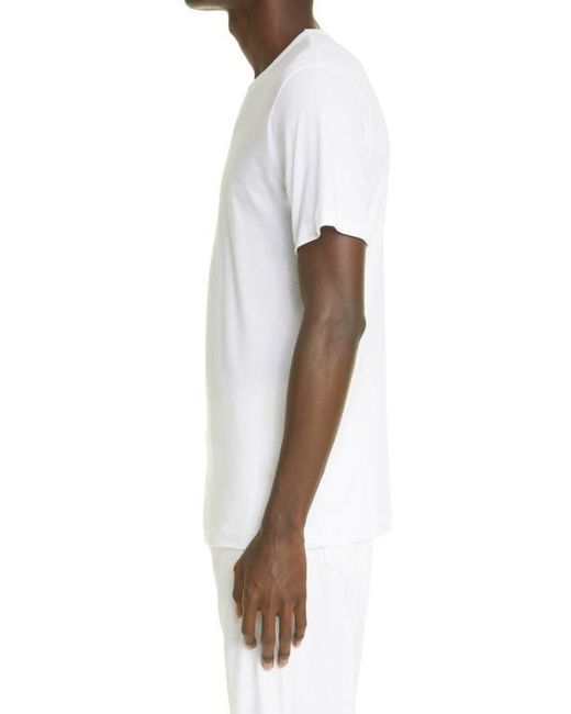 Sunspel White Sea Island Cotton T-Shirt for men