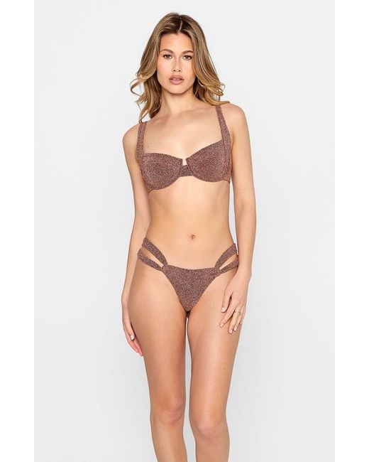 Beach Bunny Swimwear Multicolor Casey Skimpy Bottom