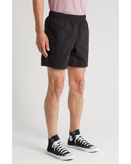 BP. Black Nylon Shorts for men