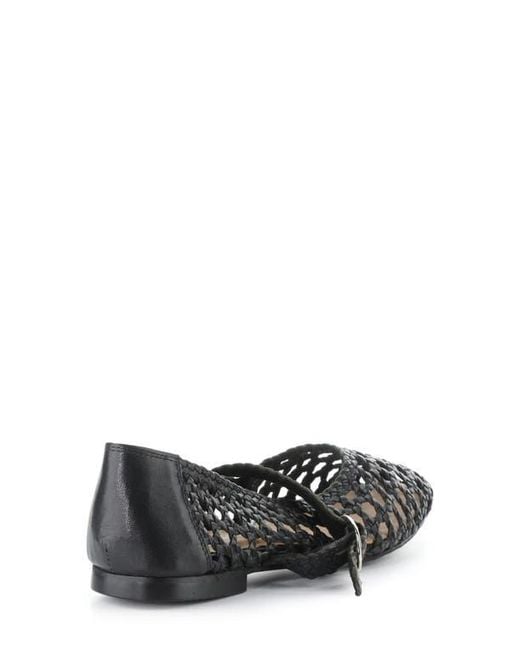 Bos. & Co. Black Wilda Mary Jane Flat