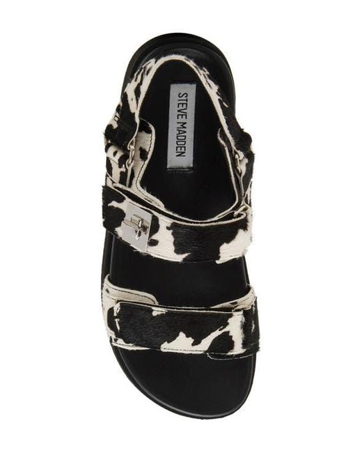 Steve Madden Black Mona Sandal
