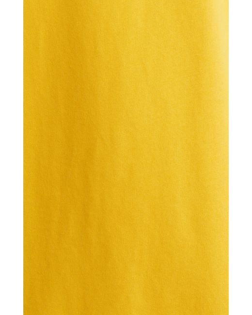 Nike Yellow Flight Essentials Oversize Cotton T-shirt for men
