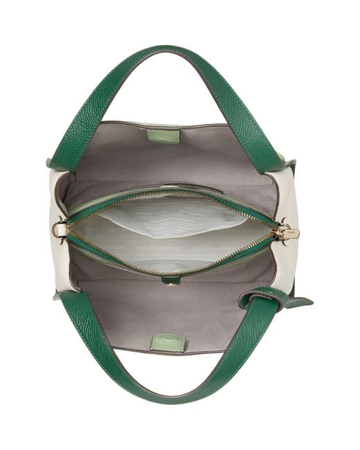Kate Spade Green Knott Large Colorblock Leather Handbag