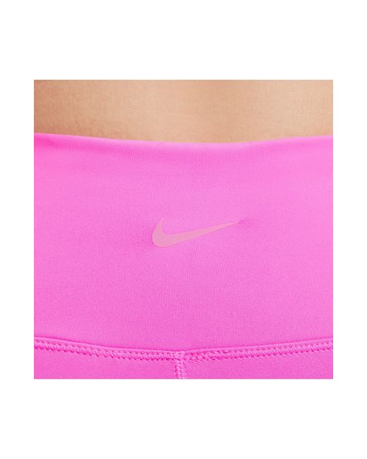 Nike Pink One High Waist Split Hem leggings