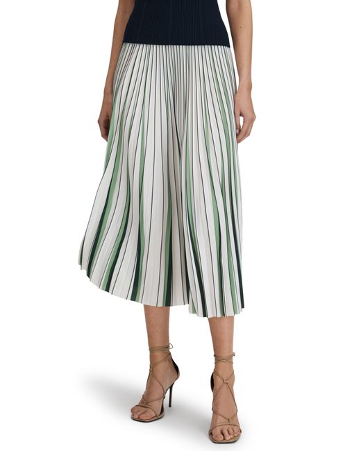 Reiss Multicolor Saige Pleated Midi Skirt