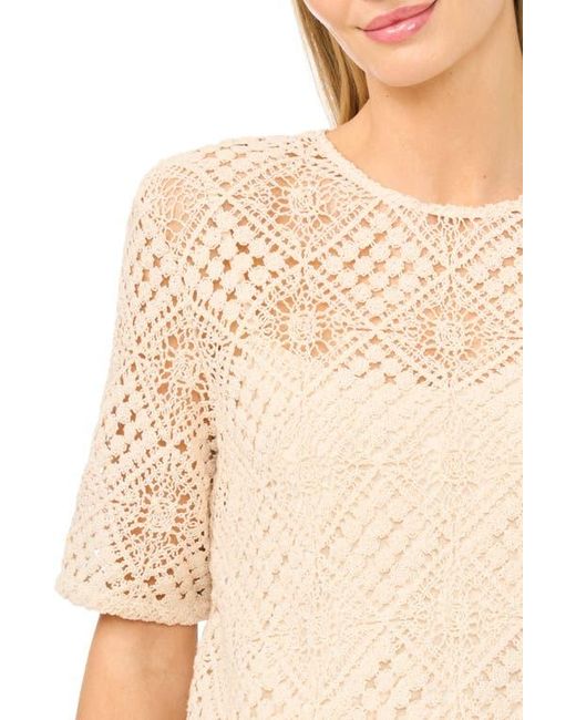 Ted Baker Natural Waverly Openwork Top