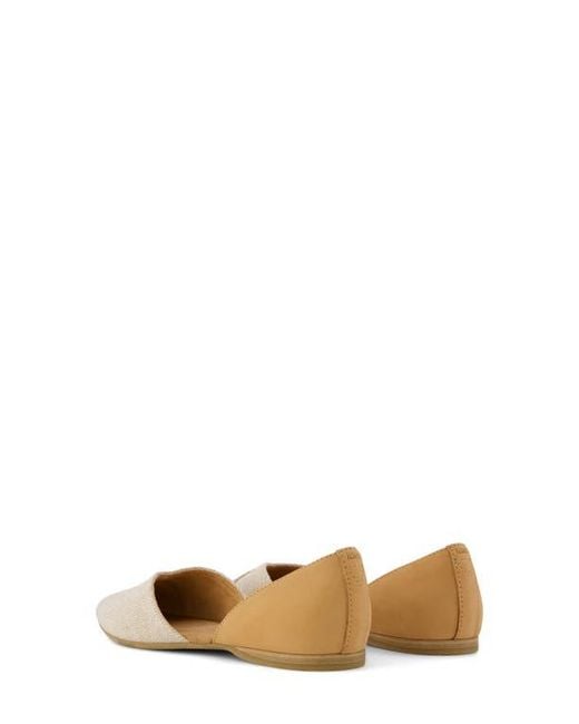 TOMS Brown D'Orsay Flat