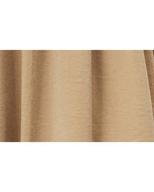 Mango Natural Mixed Media Bubble Hem Midi Dress