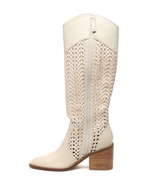 Kelsi Dagger Brooklyn White Echo Knee High Boot
