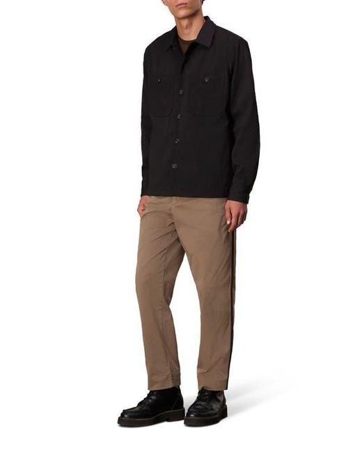 Rag & Bone Black Hyde Wool Blend Shirt Jacket for men