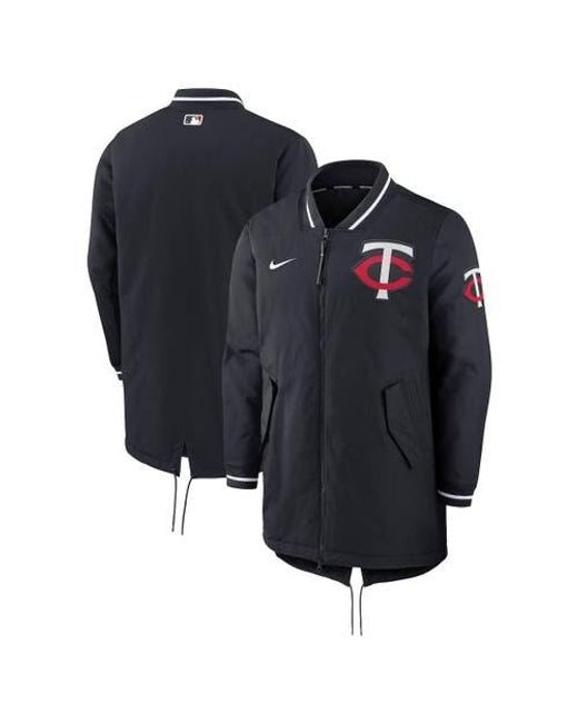 Nike Black Minnesota Twins Dugout Performance Full-Zip Jacket for men