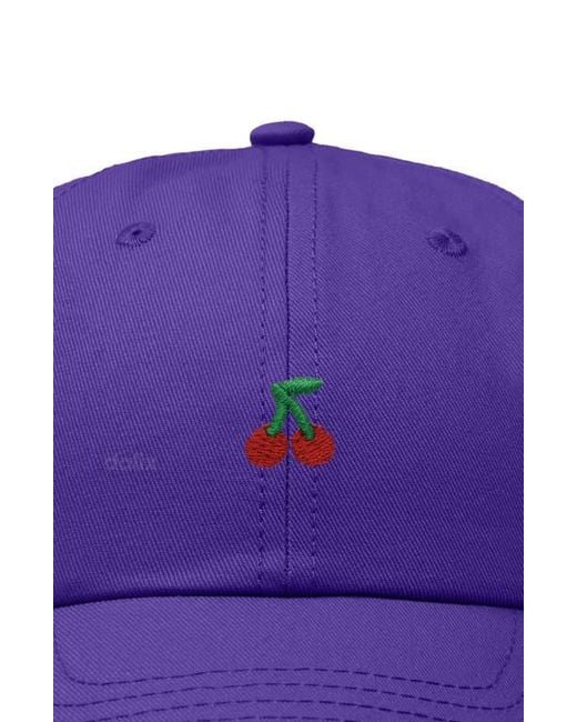 Alix Purple Lil Cherry Dad Cap