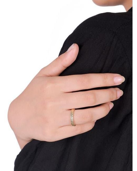 DEVATA Metallic Wheat Ring