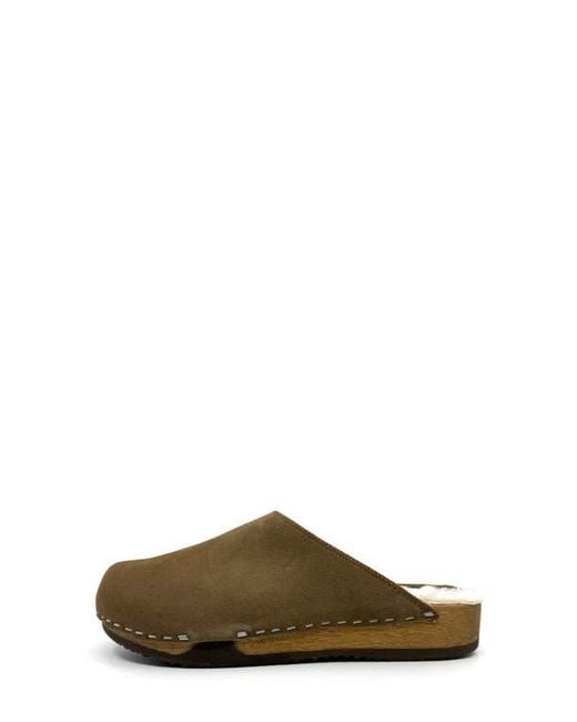 KUNSTEN Multicolor Ella Genuine Shearling Lined Clog