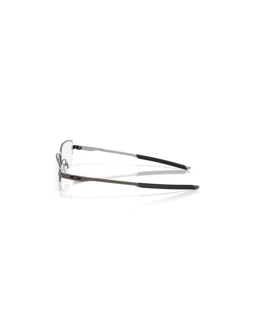 Oakley Metallic 55Mm Rectangle Optical Glasses