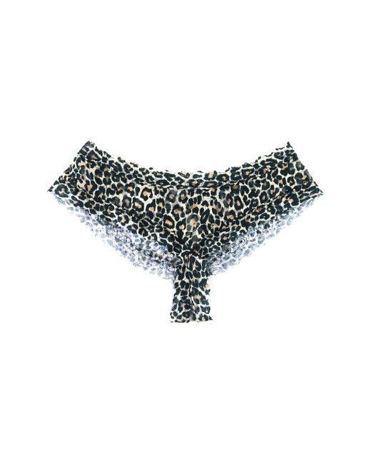Hanky Panky Classic Leopard Open Gusset Hipster Panties Lyst