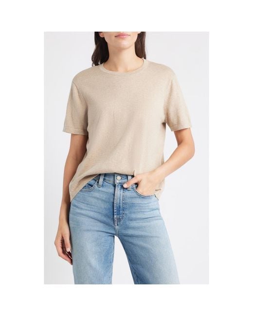 Rails Blue Cotton & Cashmere Top