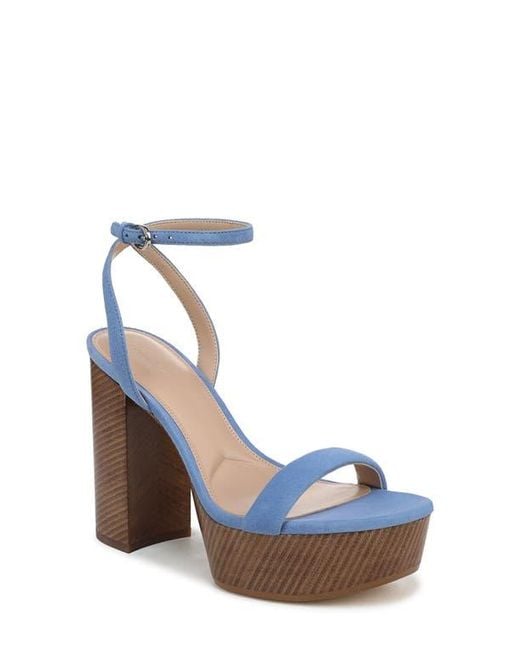 FAVORITE DAUGHTER Blue Ruby Ankle Strap Platform Sandal