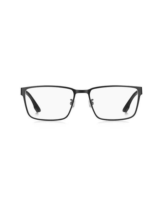 HUGO Brown 57Mm Rectangular Optical Glasses for men