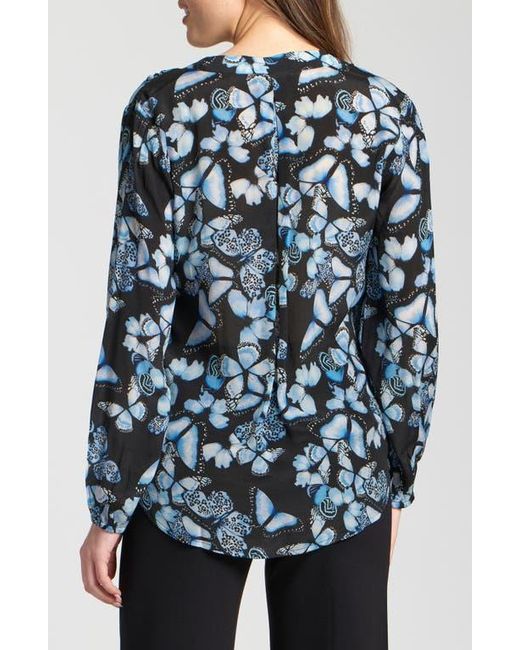 Apny Blue Printed Top