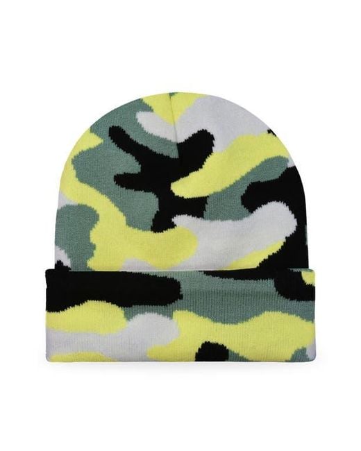 Alix Multicolor Pigeon Beanie Cap for men