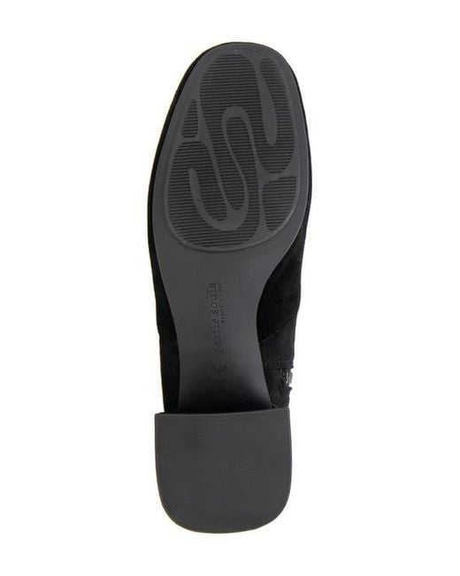 Gentle Souls Black Elbert Block Heel Bootie