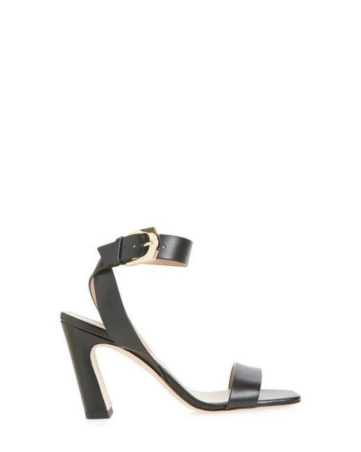 Stuart Weitzman Metallic Sai Ankle Strap Sandal