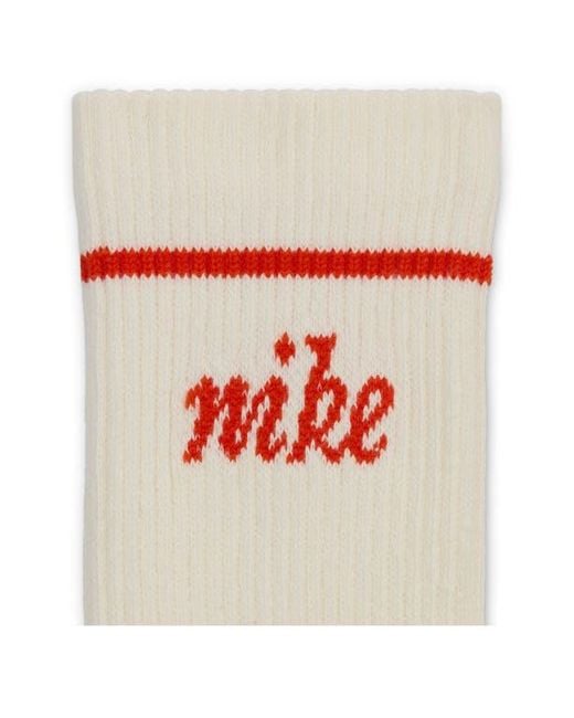 Nike White Assorted 3-Pack Dri-Fit Everyday Plus Cushioned Crew Socks for men