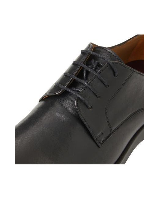 Bruno Magli Black Comodo Plain Toe Derby for men
