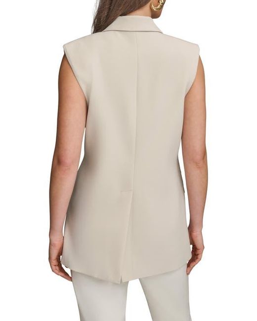 Donna Karan Natural Two-Button Vest
