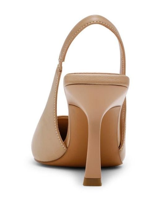 Anne Klein Natural Itzy Pointed Toe Slingback Pump