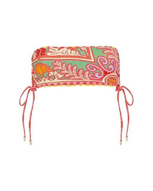 Maaji Orange Golden Gambit Artemisa Reversible Bikini Top