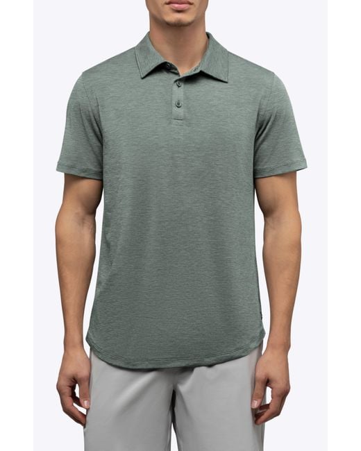 Cuts Green Crossover Polo for men