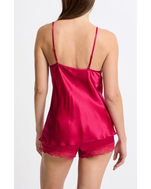 Etam Red Milky Silk Camisole