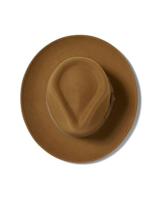 Brixton Brown Swindle Wool Fedora for men