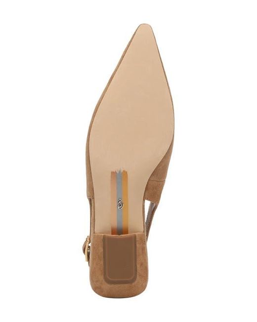 Sam Edelman Brown Netty Slingback Pointed Toe Flat