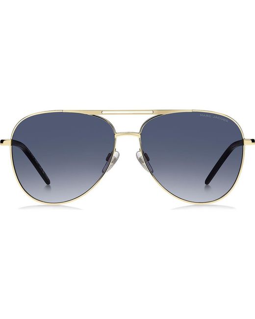 Marc Jacobs Blue 59Mm Gradient Pilot Sunglasses